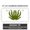 2" X 4" Aluminum License Plate  Thumbnail