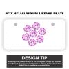 2" X 4" Aluminum License Plate  Thumbnail