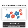 2" X 4" Aluminum License Plate  Thumbnail