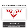 2" X 4" Aluminum License Plate  Thumbnail