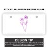 2" X 4" Aluminum License Plate  Thumbnail