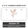 2" X 4" Aluminum License Plate  Thumbnail