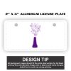 2" X 4" Aluminum License Plate  Thumbnail