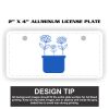 2" X 4" Aluminum License Plate  Thumbnail