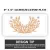 2" X 4" Aluminum License Plate  Thumbnail
