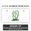 2" X 4" Aluminum License Plate  Thumbnail