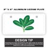 2" X 4" Aluminum License Plate  Thumbnail