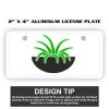 2" X 4" Aluminum License Plate  Thumbnail