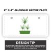 2" X 4" Aluminum License Plate  Thumbnail