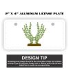 2" X 4" Aluminum License Plate  Thumbnail