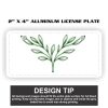 2" X 4" Aluminum License Plate  Thumbnail