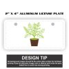 2" X 4" Aluminum License Plate  Thumbnail