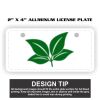 2" X 4" Aluminum License Plate  Thumbnail