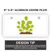 2" X 4" Aluminum License Plate  Thumbnail