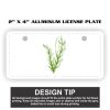 2" X 4" Aluminum License Plate  Thumbnail