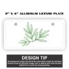2" X 4" Aluminum License Plate  Thumbnail