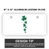 2" X 4" Aluminum License Plate  Thumbnail
