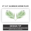 2" X 4" Aluminum License Plate  Thumbnail