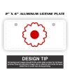 2" X 4" Aluminum License Plate  Thumbnail