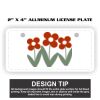 2" X 4" Aluminum License Plate  Thumbnail