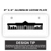 2" X 4" Aluminum License Plate  Thumbnail