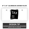 2" X 4" Aluminum License Plate  Thumbnail