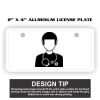 2" X 4" Aluminum License Plate  Thumbnail