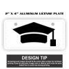 2" X 4" Aluminum License Plate  Thumbnail