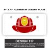 2" X 4" Aluminum License Plate  Thumbnail