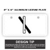 2" X 4" Aluminum License Plate  Thumbnail