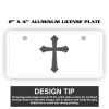 2" X 4" Aluminum License Plate 2" X 4" Aluminum License Plate Thumbnail
