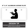2" X 4" Aluminum License Plate 2" X 4" Aluminum License Plate Thumbnail