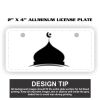 2" X 4" Aluminum License Plate  Thumbnail