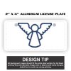 2" X 4" Aluminum License Plate 2" X 4" Aluminum License Plate Thumbnail