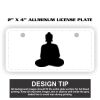 2" X 4" Aluminum License Plate  Thumbnail