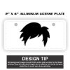 2" X 4" Aluminum License Plate  Thumbnail