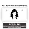 2" X 4" Aluminum License Plate 2" X 4" Aluminum License Plate Thumbnail