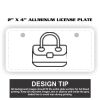 2" X 4" Aluminum License Plate  Thumbnail