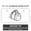 2" X 4" Aluminum License Plate  Thumbnail