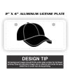 2" X 4" Aluminum License Plate  Thumbnail