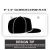 2" X 4" Aluminum License Plate  Thumbnail