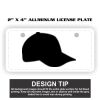 2" X 4" Aluminum License Plate  Thumbnail
