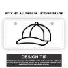2" X 4" Aluminum License Plate  Thumbnail