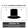 2" X 4" Aluminum License Plate  Thumbnail