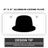 2" X 4" Aluminum License Plate  Thumbnail