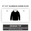 2" X 4" Aluminum License Plate  Thumbnail
