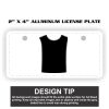 2" X 4" Aluminum License Plate  Thumbnail