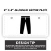 2" X 4" Aluminum License Plate  Thumbnail