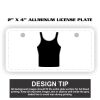 2" X 4" Aluminum License Plate  Thumbnail