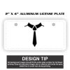 2" X 4" Aluminum License Plate  Thumbnail